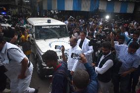 Protest In Government Hospitals For Rape And Murder Of A PGT Women Doctor In Kolkata, India