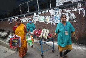 Protest In Government Hospitals For Rape And Murder Of A PGT Women Doctor In Kolkata, India