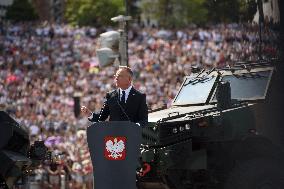 Poland's National Armed Forces Day Military Parade.