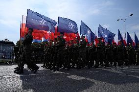 Poland's National Armed Forces Day Military Parade.