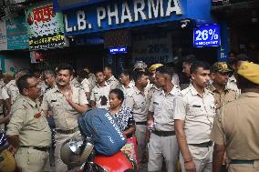 Protest In Government Hospitals For Rape And Murder Of A PGT Women Doctor In Kolkata, India