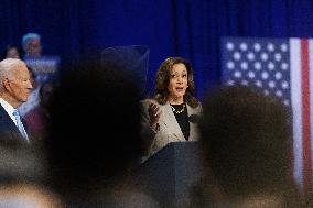 Biden And Harris Speak In Maryland