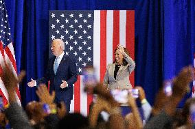 Biden And Harris Speak In Maryland