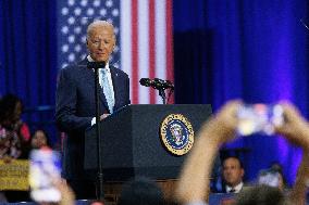 Biden And Harris Speak In Maryland