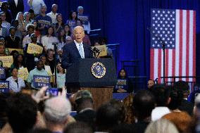 Biden And Harris Speak In Maryland