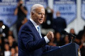 Biden And Harris Speak In Maryland