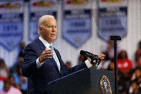 Biden And Harris Speak In Maryland