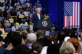 Biden And Harris Speak In Maryland