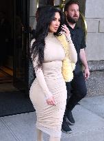 Kim Kardashian out in New York