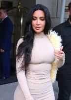 Kim Kardashian out in New York