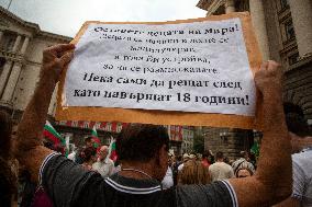 Alternative Protest In Defense Of Law In Sofia.