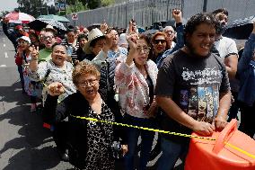 Claudia Sheinbaum, Mexico's President-elect, Arrives At TRIFE