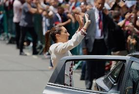 Claudia Sheinbaum, Mexico's President-elect, Arrives At TRIFE