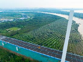 Yellow River Bridge Construction in Jinan