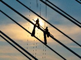 Yellow River Bridge Construction in Jinan