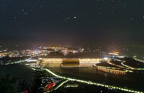 The Perseid Meteor Shower Above The Three Gorges Dam