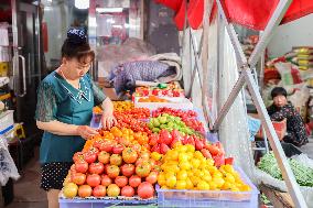 Fruit Market in Hohhot