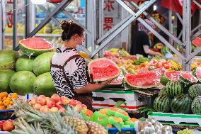 Fruit Market in Hohhot