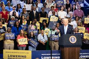 Biden and Harris announce lower drug costs for Medicare