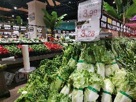 High Temperatures And Rainstorm Caused Vegetable Prices Soar