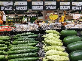 High Temperatures And Rainstorm Caused Vegetable Prices Soar