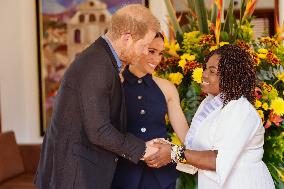 Duke and Duchess of Sussex Start Four Day Visit to Colombia