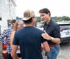 Trudeau Attends National Acadian Day Concert - Nova Scotia