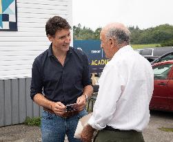 Trudeau Attends National Acadian Day Concert - Nova Scotia