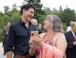 Trudeau Attends National Acadian Day Concert - Nova Scotia