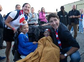 Trudeau Attends National Acadian Day Concert - Nova Scotia