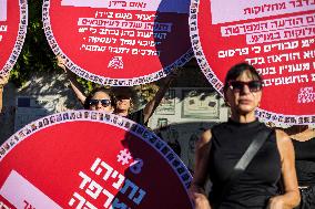 Israeli Women Protest for Hostage Deal - Jerusalem