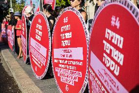 Israeli Women Protest for Hostage Deal - Jerusalem