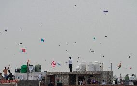 Flying Kites - New Delhi