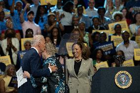 Harris And Biden Make First Joint Appearance Since Ticket Change - Maryland