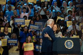 Harris And Biden Make First Joint Appearance Since Ticket Change - Maryland