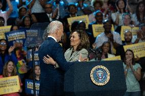 Harris And Biden Make First Joint Appearance Since Ticket Change - Maryland