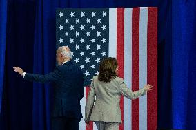 Harris And Biden Make First Joint Appearance Since Ticket Change - Maryland