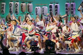 Awa dance festival in western Japan