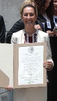 Sheinbaum Receives Certificate Confirming Election Win - Mexico City