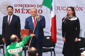 Flag-Bearing Ceremony For Paralympic Athletes - Mexico City