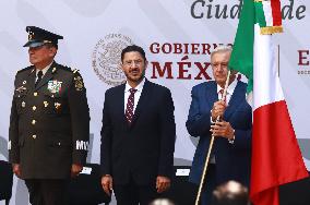 Flag-Bearing Ceremony For Paralympic Athletes - Mexico City