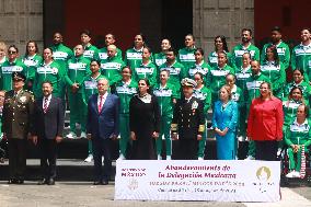 Flag-Bearing Ceremony For Paralympic Athletes - Mexico City