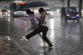 Sudden Rain Hit Beijing