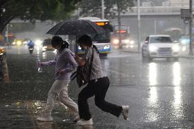 Sudden Rain Hit Beijing