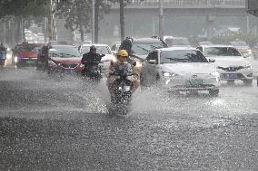 Sudden Rain Hit Beijing