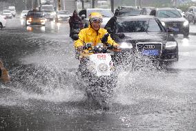 Sudden Rain Hit Beijing