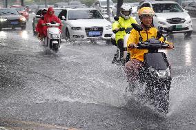 Sudden Rain Hit Beijing