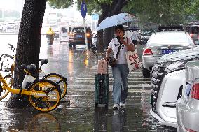 Sudden Rain Hit Beijing