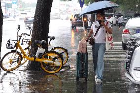 Sudden Rain Hit Beijing