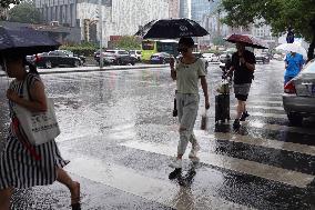 Sudden Rain Hit Beijing